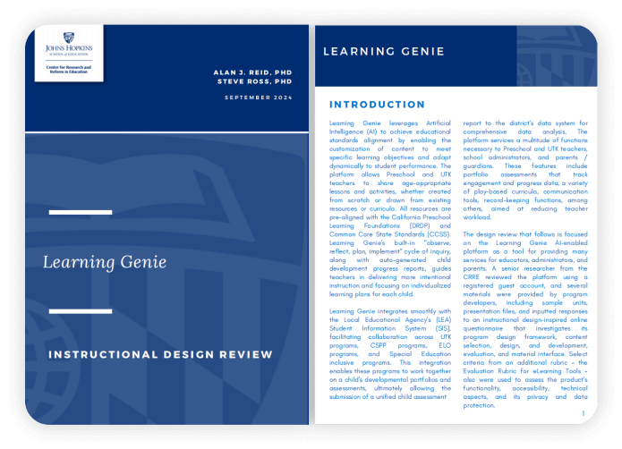 Instructional Design Review